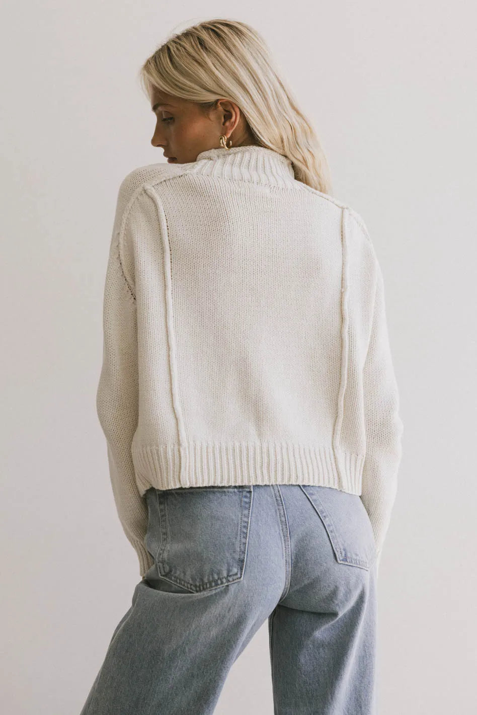 Kerry Knit Sweater Women's Cozy Cable Pullover | Final Sale | Perfect for Fall & Winter Outfits, Office Wear & Casual Weekends