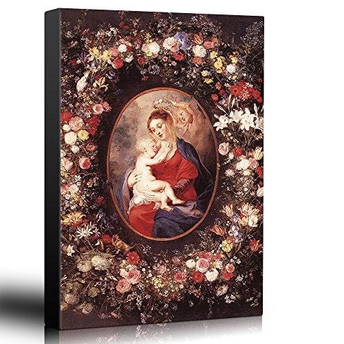 22. the Virgin and Child in a Garland of Flower