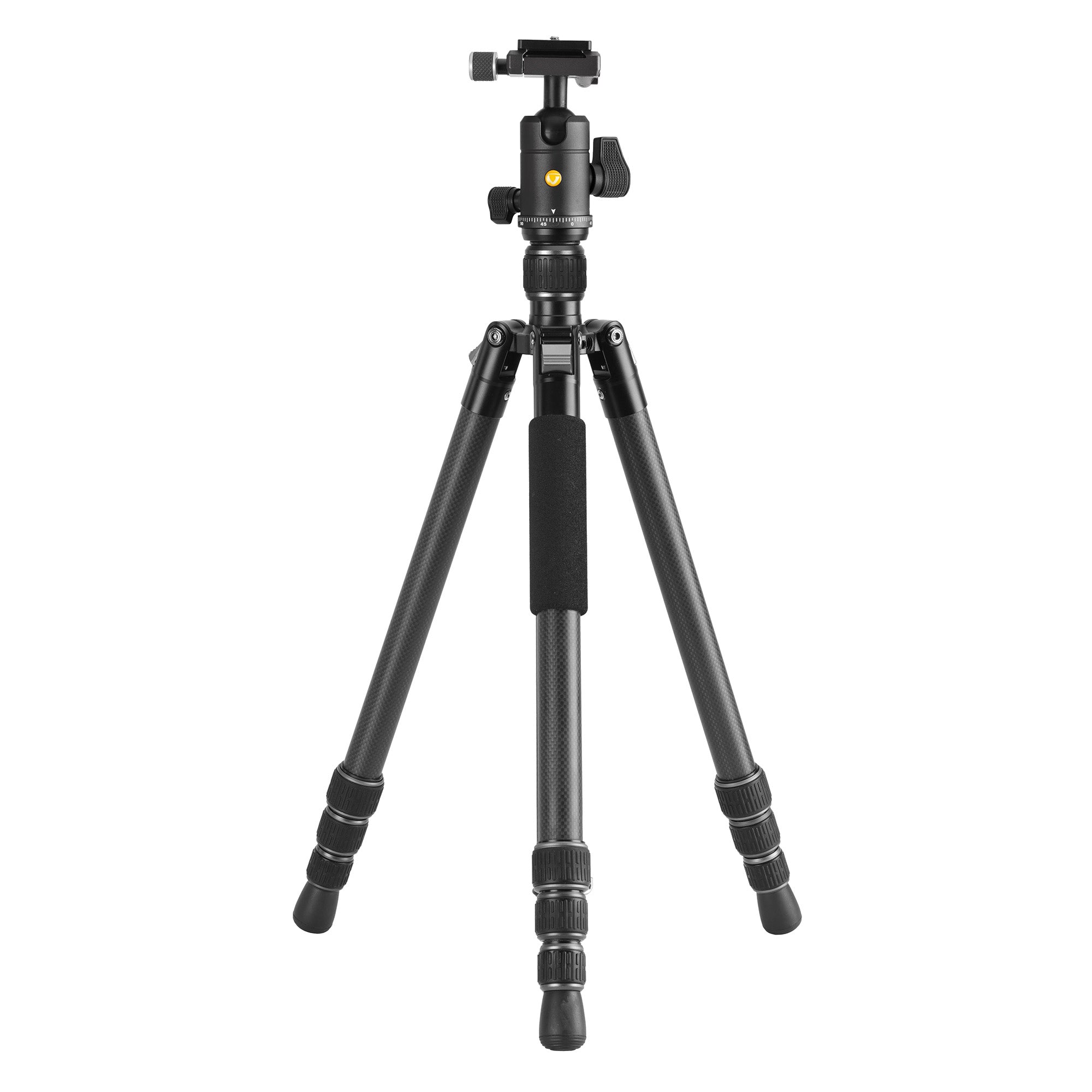 Vesta GO 264CB Carbon Fiber Travel Tripod with Ball Head - Compact & Lightweight Camera Tripod for Travel, Hiking, and Outdoor Photography