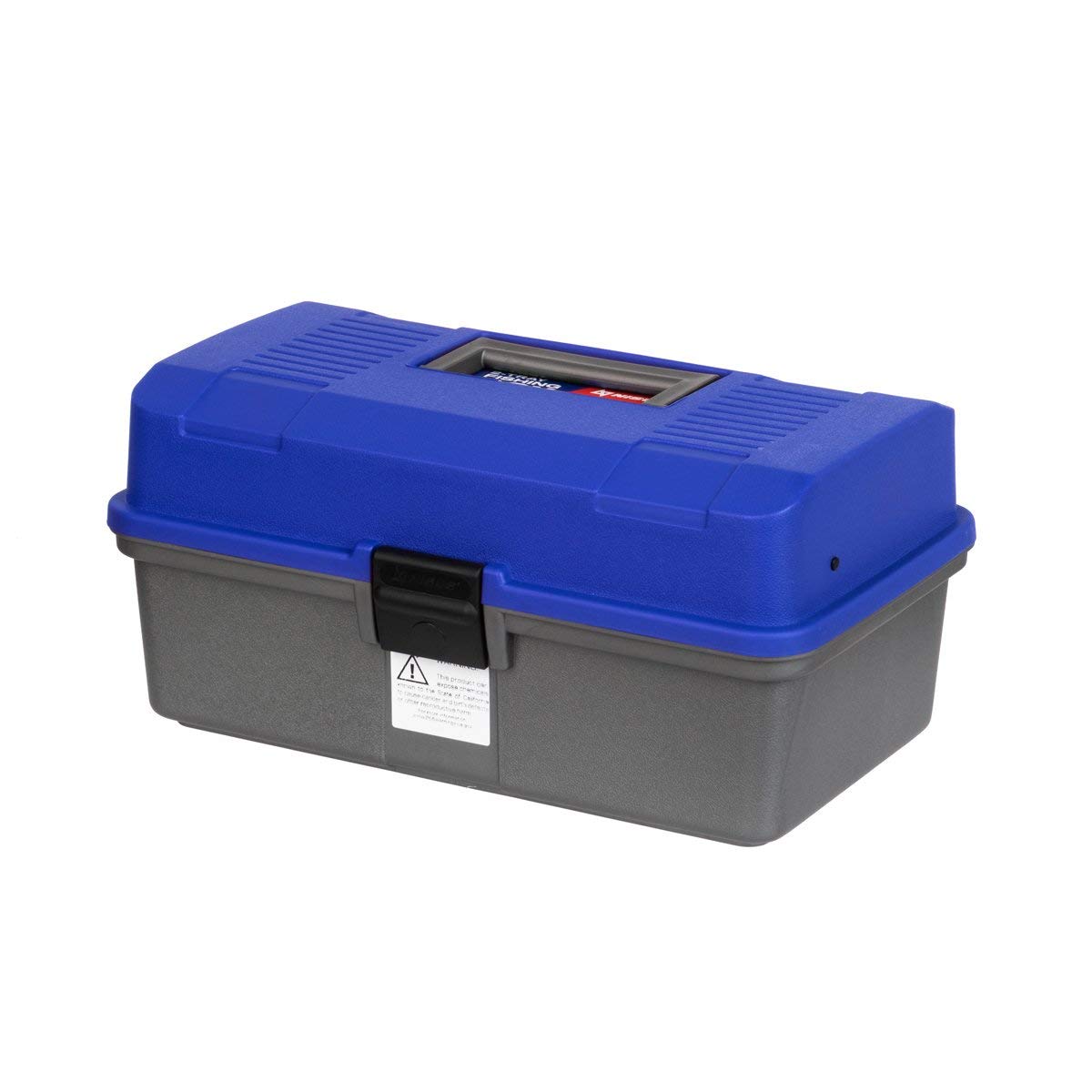 NISUS Fishing Tackle Box with 2 Trays & Adjustable Dividers - Waterproof Plastic Storage for Fishing Gear - Ideal for Freshwater & Saltwater Fishing - Perfect for Boat, Shore & Kayak Anglers