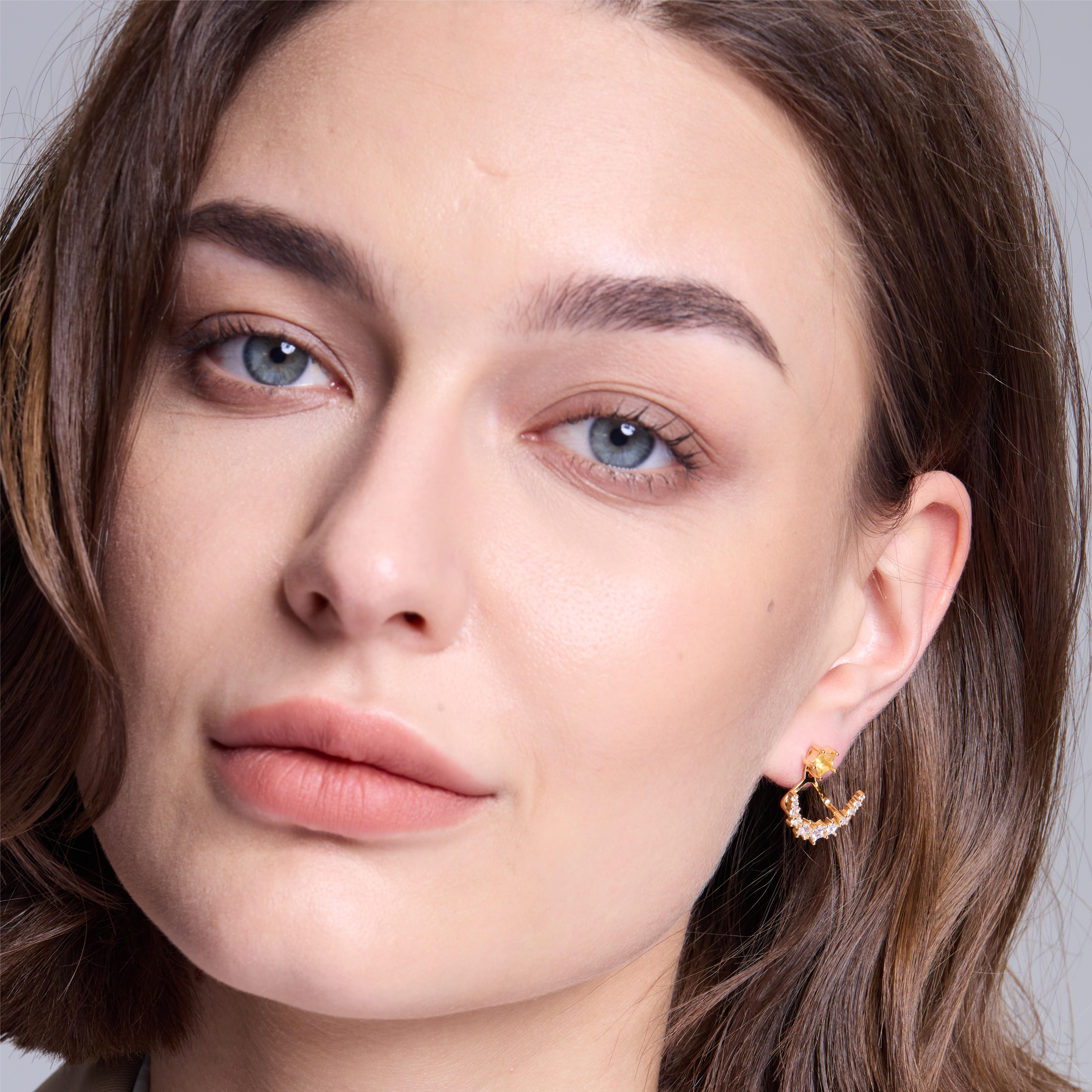 Starry Sky Stud Earrings for Women - Sparkling Constellation Jewelry Gift for Her - Perfect for Date Night, Anniversary & Special Occasions