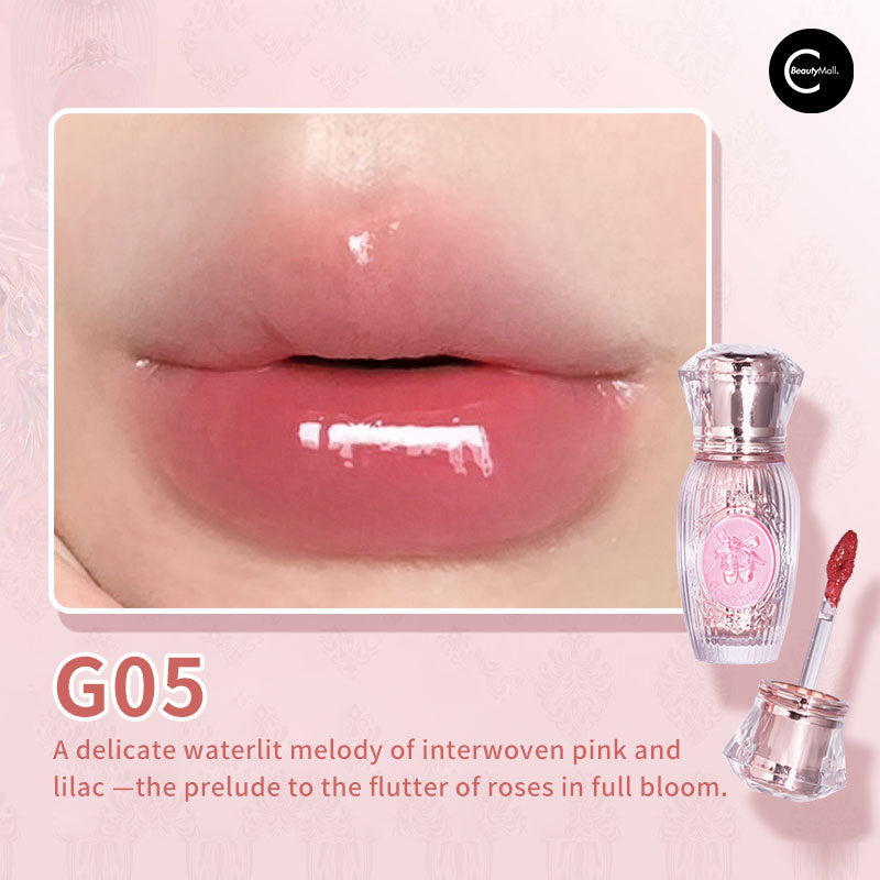 Gogotales Gemstone Gloss Lip Lacquer - Shiny Long-Lasting Lip Gloss with Natural Oils | Perfect for Daily Wear, Parties & Special Occasions