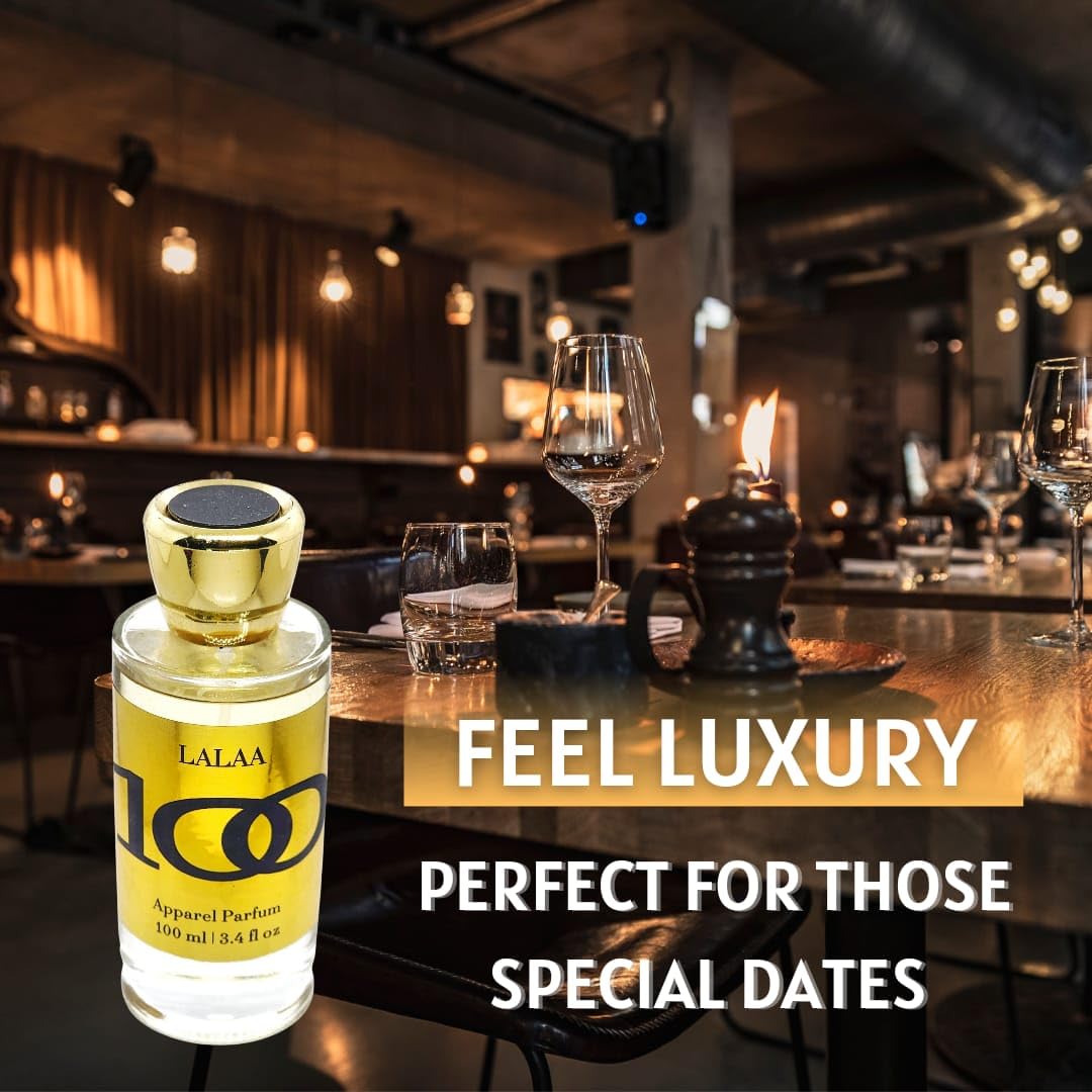 LALAA Unisex Perfume - 100ml Fruity & Musky Fragrance with 12-Hour Longevity | Perfect for Daily Wear, Date Nights & Special Occasions