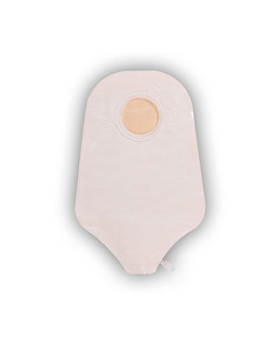 Convatec Natura 2-Piece Urostomy Pouch with Bendable Tap - Transparent Comfort Panel (10 per Box, Brown, 32mm/1.25