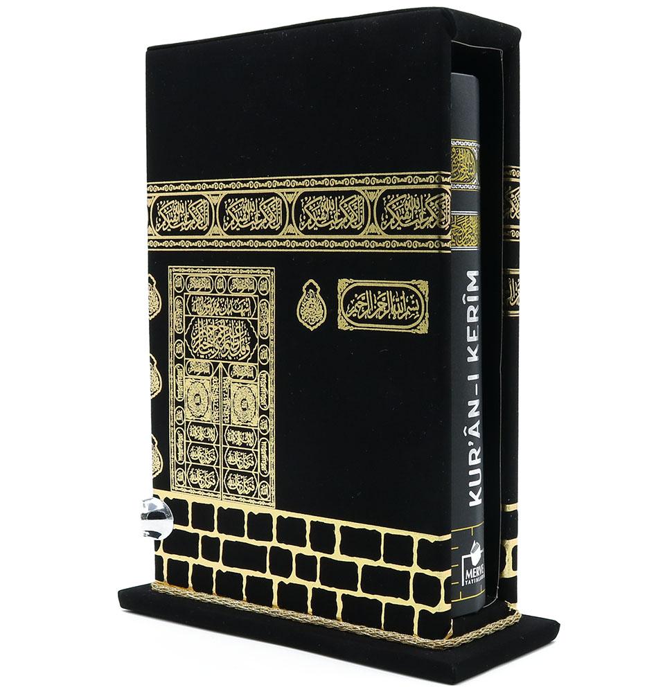 Authentic Holy Quran in Arabic with Elegant Keepsake Kaba Case - Perfect for Prayer, Study & Islamic Gift Giving