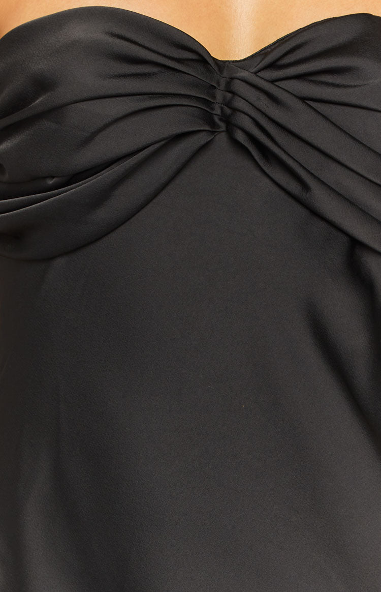 Elegant Black Formal Maxi Dress for Women - Perfect for Evening Gala, Wedding Guest & Special Occasions