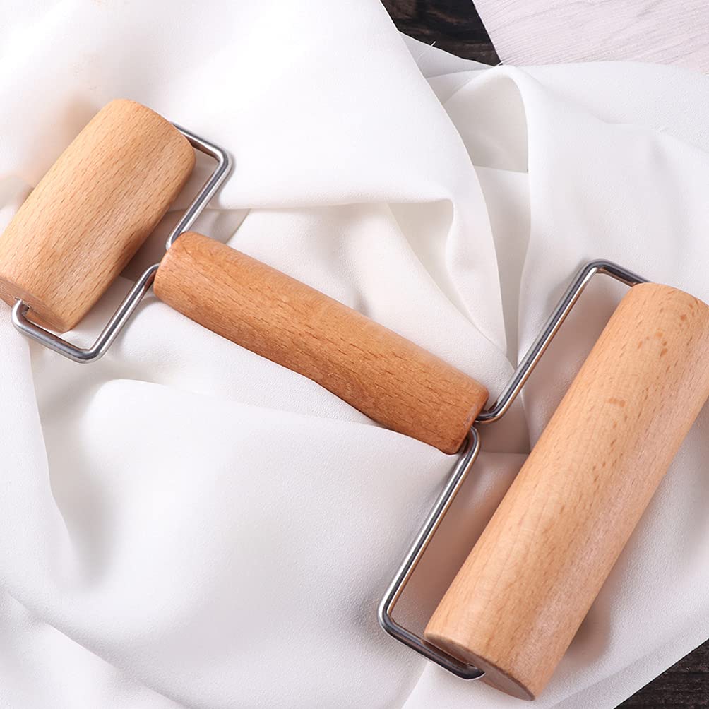 Cabilock 2-Piece Non-Stick Rolling Pin Set - Premium Wooden Dough Roller for Baking, Pastry & Pizza Making - Essential Kitchen Tool for Cookies, Pies & Homemade Pasta