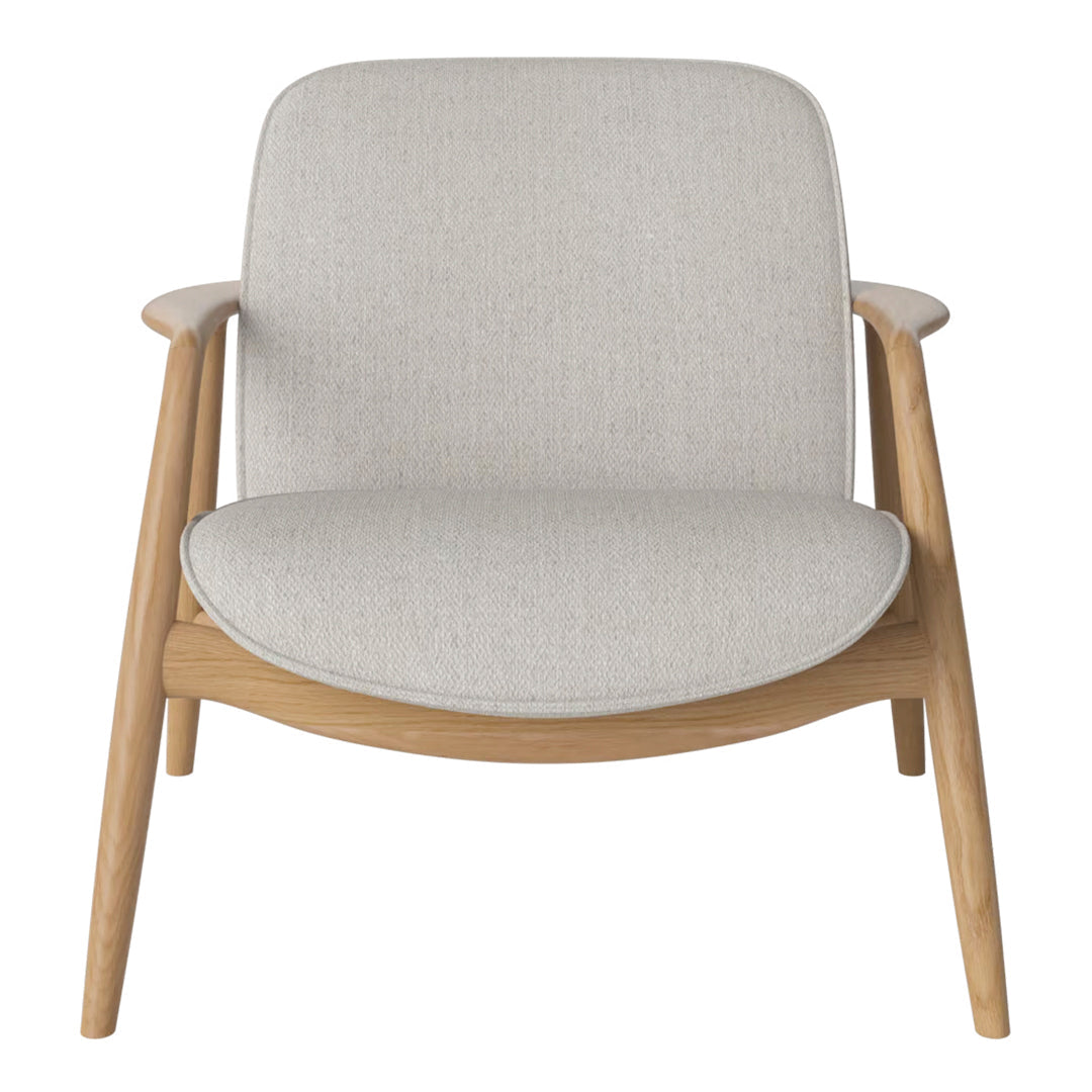 Bowie Lounge Chair - Modern Accent Chair for Living Room, Bedroom & Office - Comfortable Mid-Century Style Reading Chair with Sturdy Wooden Legs