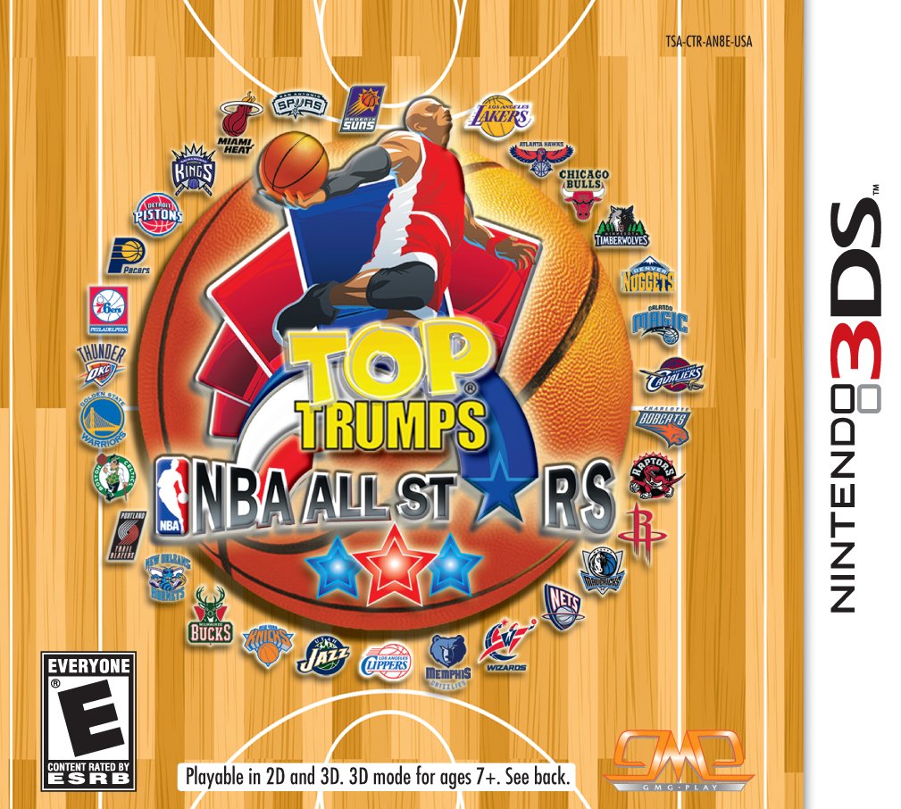 Top Trumps NBA All Stars Game for Nintendo 3DS - Basketball Trading Card Video Game for Kids & Adults - Perfect for Family Game Nights & NBA Fan Collections
