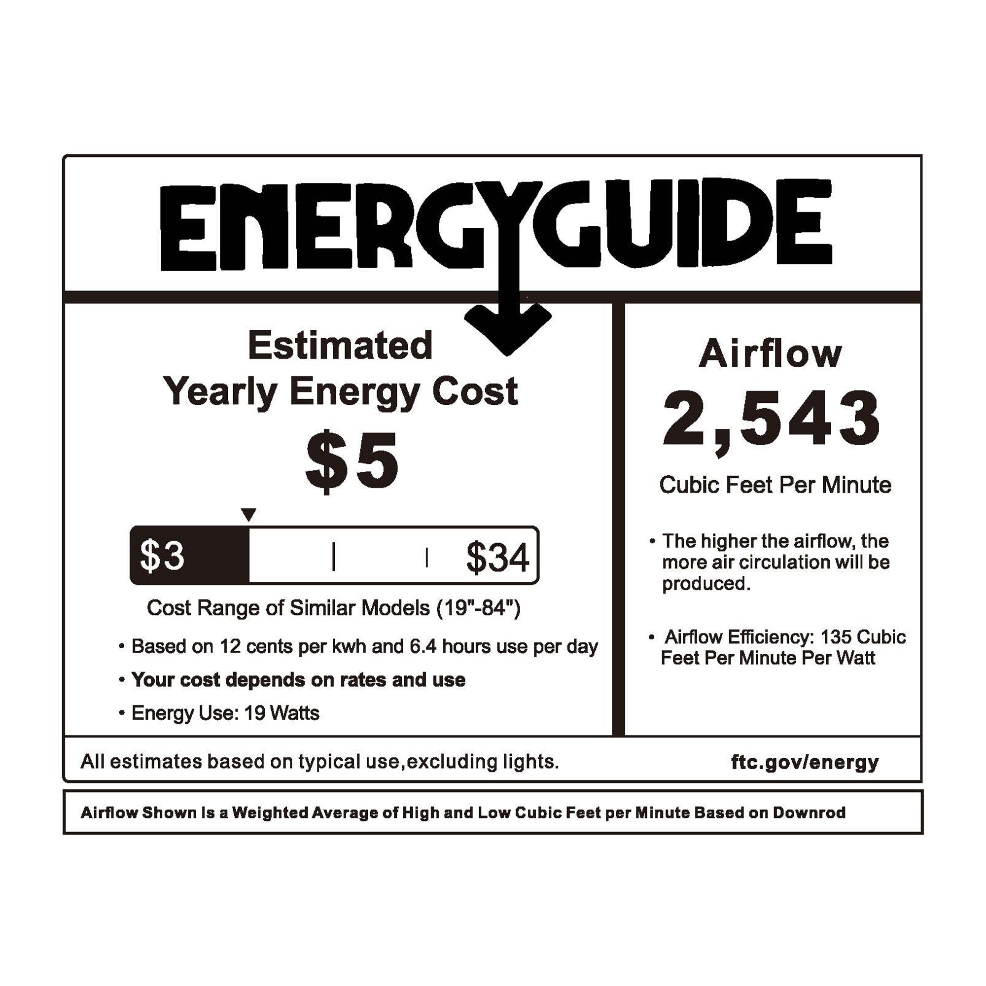45 Inch Prescott Low Profile Smart Ceiling Fan with LED Light and Remote Control - Perfect for Bedroom, Living Room, and Office Spaces