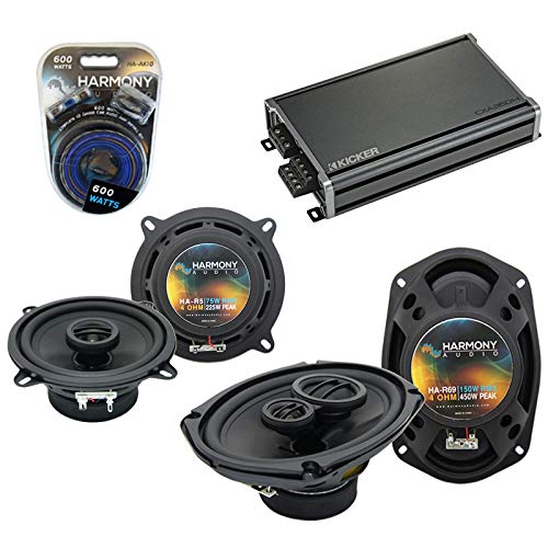 Harmony Audio OEM Replacement Speakers Bundle Compatible with Mitsubishi Diamante Wagon 1993-1995 - CXA360.4 Car Audio System Upgrade for Enhanced Sound Quality | Perfect for Road Trips & Daily Commuting