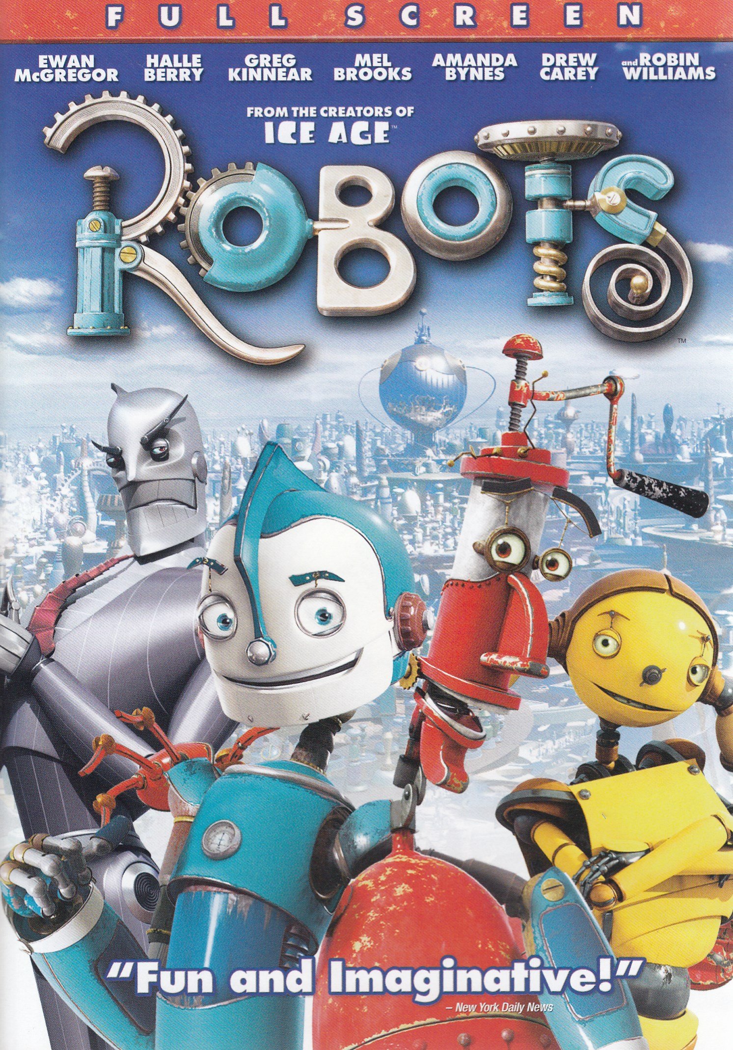 Robots (Full Screen Edition) - Family-Friendly Animated Movie for Kids & Adults - Perfect for Movie Nights & Entertainment