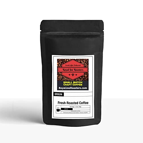 Royal Joe Roasters Premium 6-Bean Blend | Fresh Gourmet Dark Roast Whole Coffee Beans | Espresso & Drip Coffee Blend | 2LB Bag for Home Brewing & Office Use