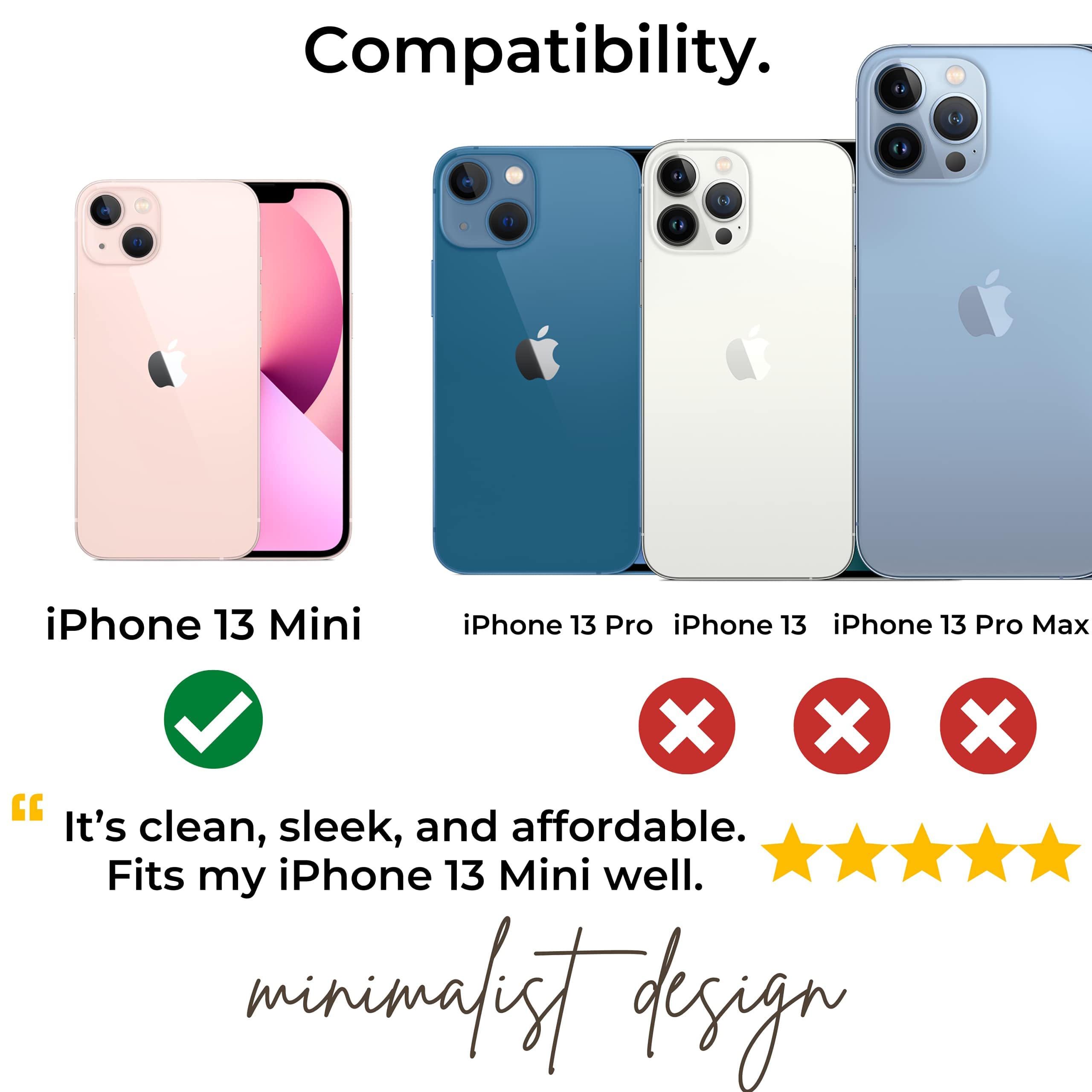 iPhone 13 Mini Case - Shockproof Silicone Cover with Anti-Scratch Microfiber Lining | Ultra Slim Protective Gel Case for iPhone 13 Mini 5.4