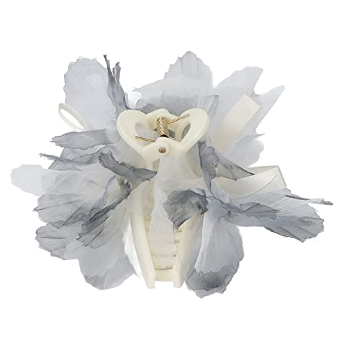 **Elegant Flower Rhinestone Bow Hair Claw Clips for Women & Girls - Light Blue Hair Barrettes & Styling Clamps - Perfect for Parties, Weddings & Everyday Use**