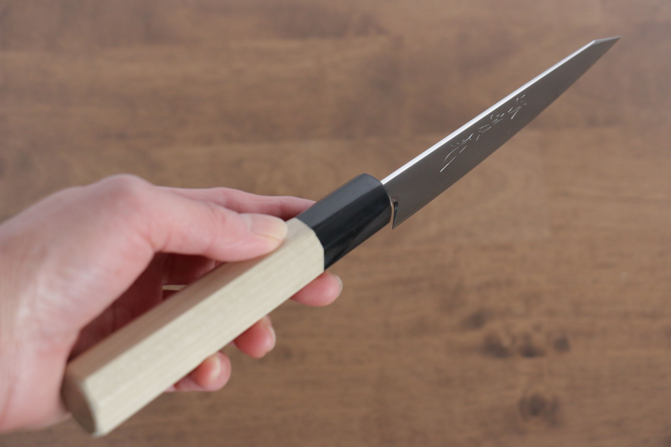 Premium Jikko SG2 Kiritsuke Petty Utility Knife 125mm - Japanese Magnolia Handle - Perfect for Slicing, Peeling & Precision Kitchen Tasks