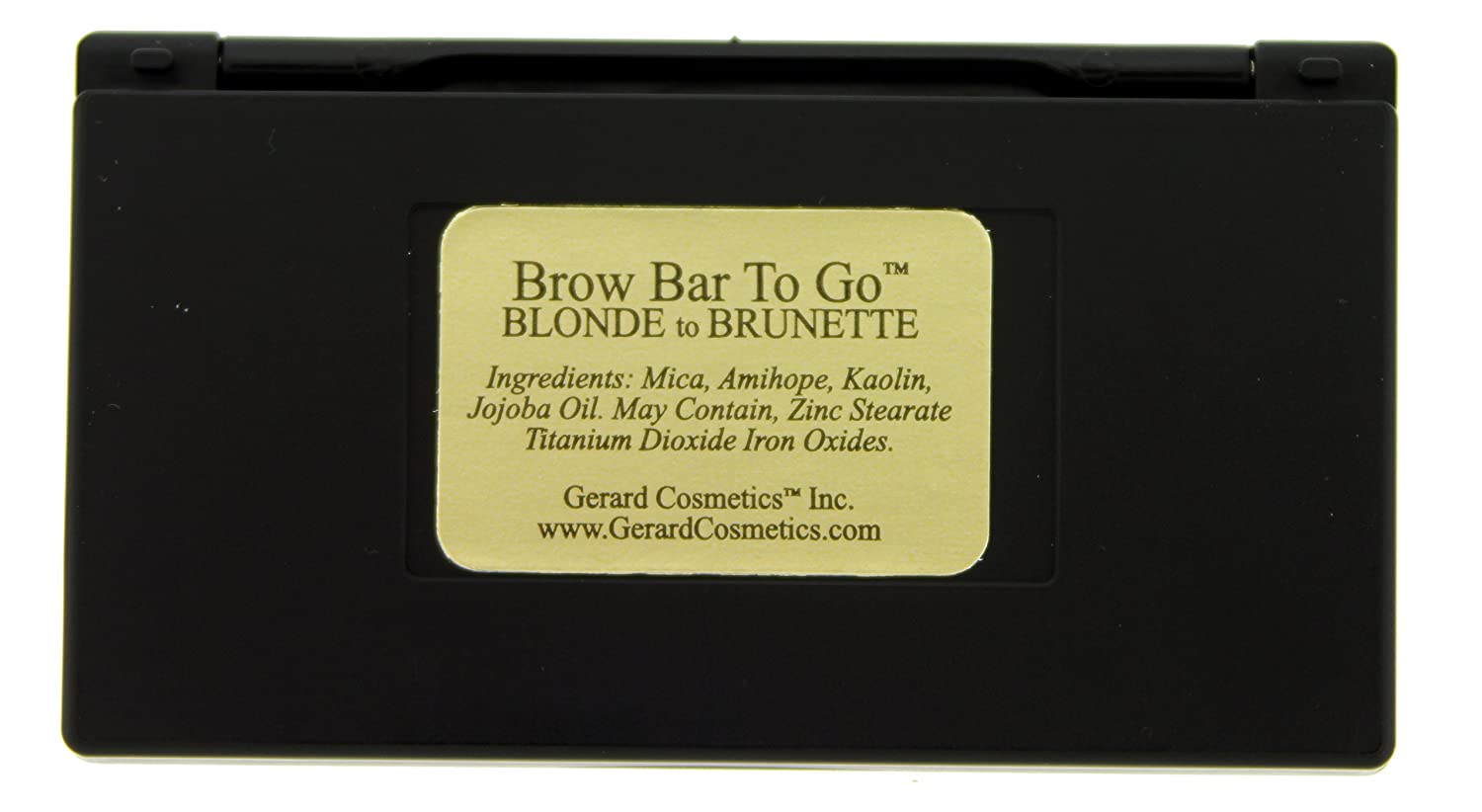 Gerard Cosmetics Brow Bar To Go - Blonde to Brunette Complete Easy Brow Kit with Brow Powders & Wax | Sculpt, Contour & Fill Sparse Brows | Bold Eyebrow Makeup for Everyday & Special Occasions