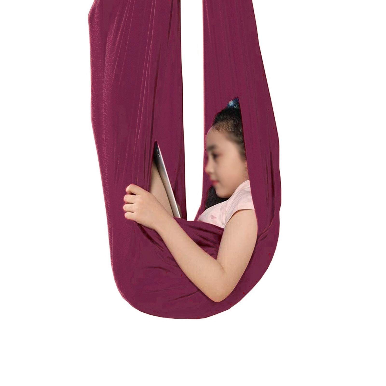 Sensory Swing Reversible Therapy Swing for Autism & ADHD - Indoor Hanging Swing with Calming Effect for Kids & Adults - Perfect for Sensory Rooms, Therapy Clinics, and Home Use