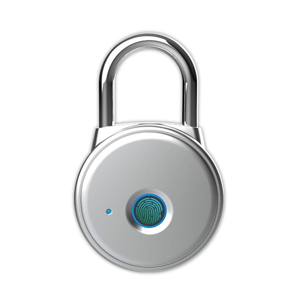 Fingerprint Padlock for Gym, School & Outdoor Lockers - Weatherproof Steel