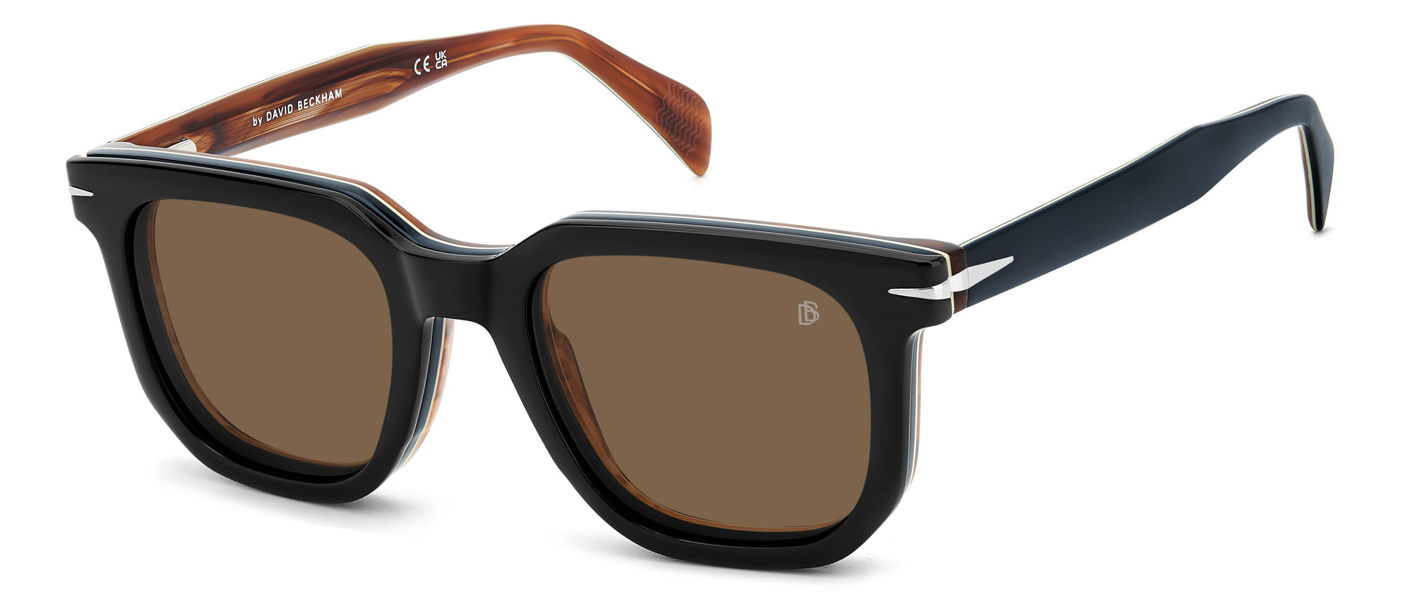 David Beckham DB7143/C Men's Sunglasses - Polarized UV Protection Aviator Style for Driving, Outdoor & Fashion