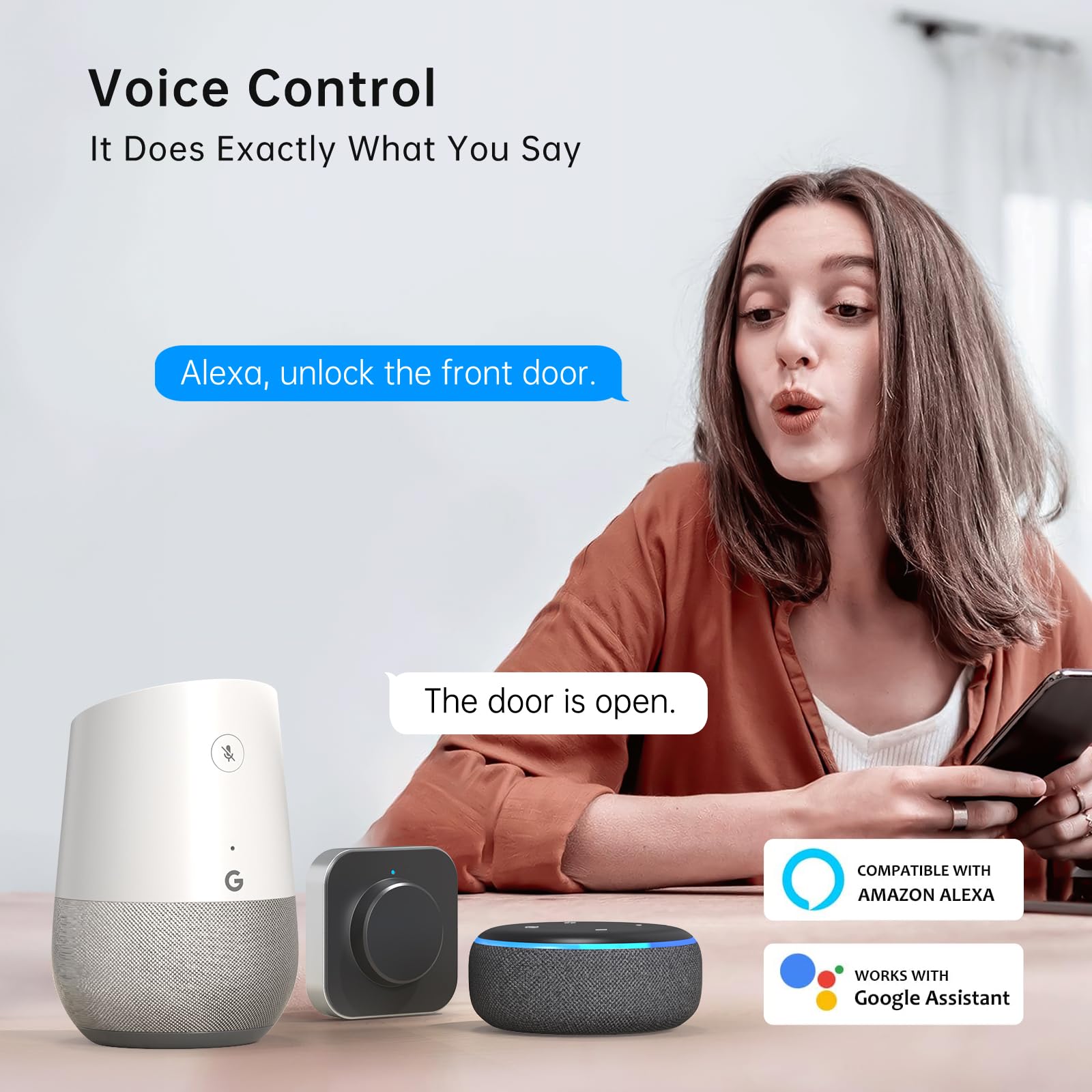 Smart Keyless Entry Door Lock - Fingerprint, Touchscreen Keypad, Bluetooth & Alexa Compatible Biometric Digital Deadbolt for Home & Hotel Security | Easy Installation & Remote Access