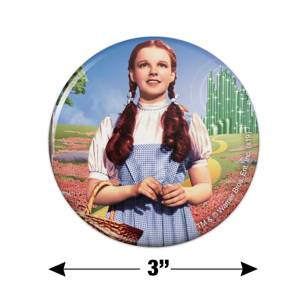 Wizard of Oz Dorothy Character Kitchen Refrigerator Magnet - Decorative Fridge Button for Home, Office & Dorm Room - Perfect for Disney Fans & Movie Lovers
