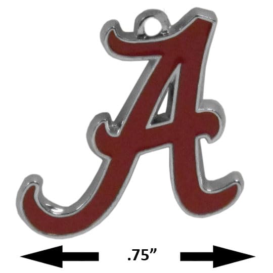 Siskiyou Sports NCAA Chain Necklace with Small Charm - 20 Inch College Team Jewelry for Women & Men - Perfect for Game Day, School Spirit & Fan Gifts