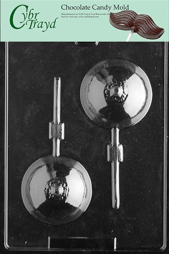 Cybrtrayd Large Breast Lolly Chocolate Candy Mold with Copyrighted Instructions - Perfect for Valentine's Day, Birthday Parties & DIY Chocolate Making