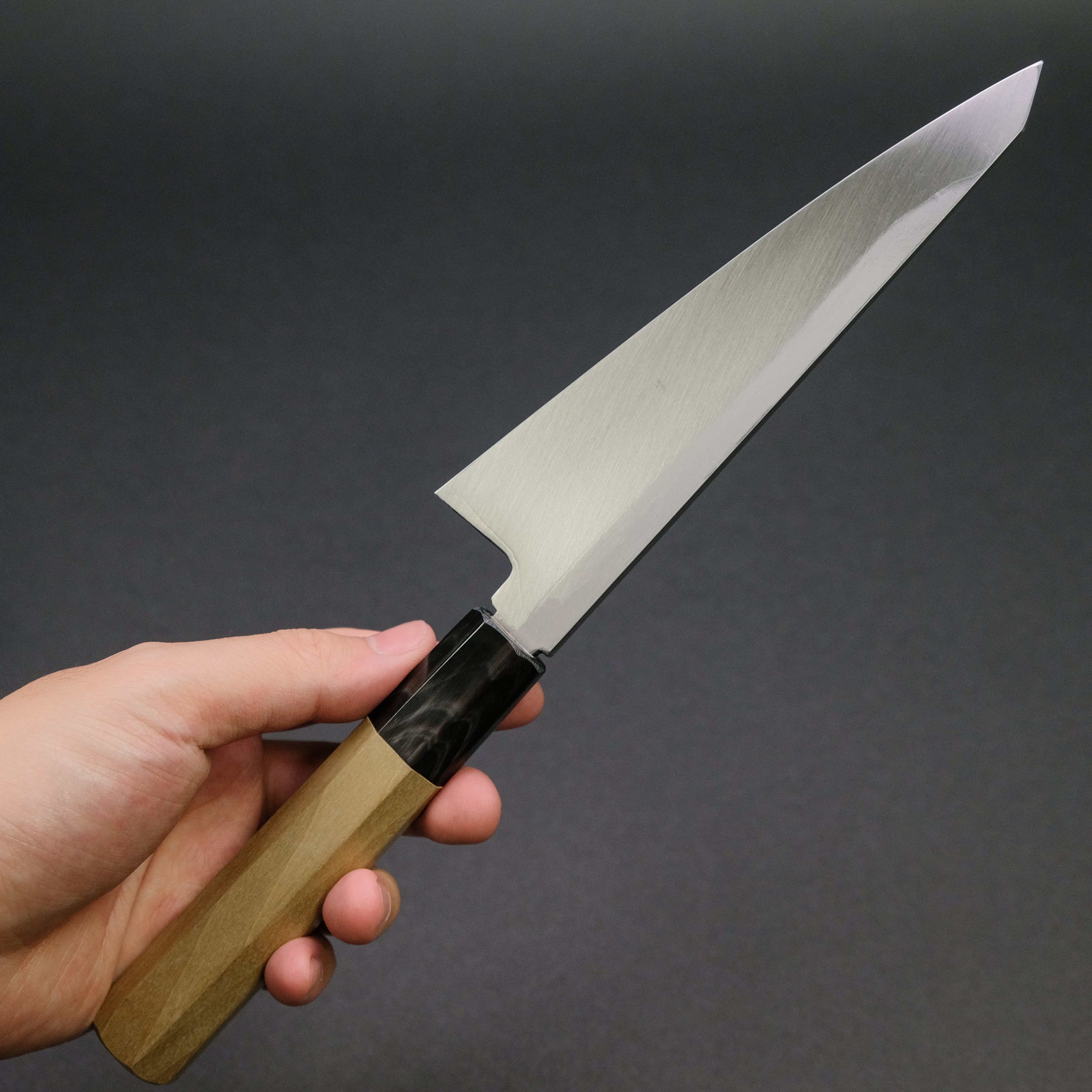 Hitohira White #2 Single Bevel Honesuki Kaku 150mm Japanese Boning Knife with Ho Wood Handle - Perfect for Poultry Butchery, Meat Deboning & Professional Kitchen Use