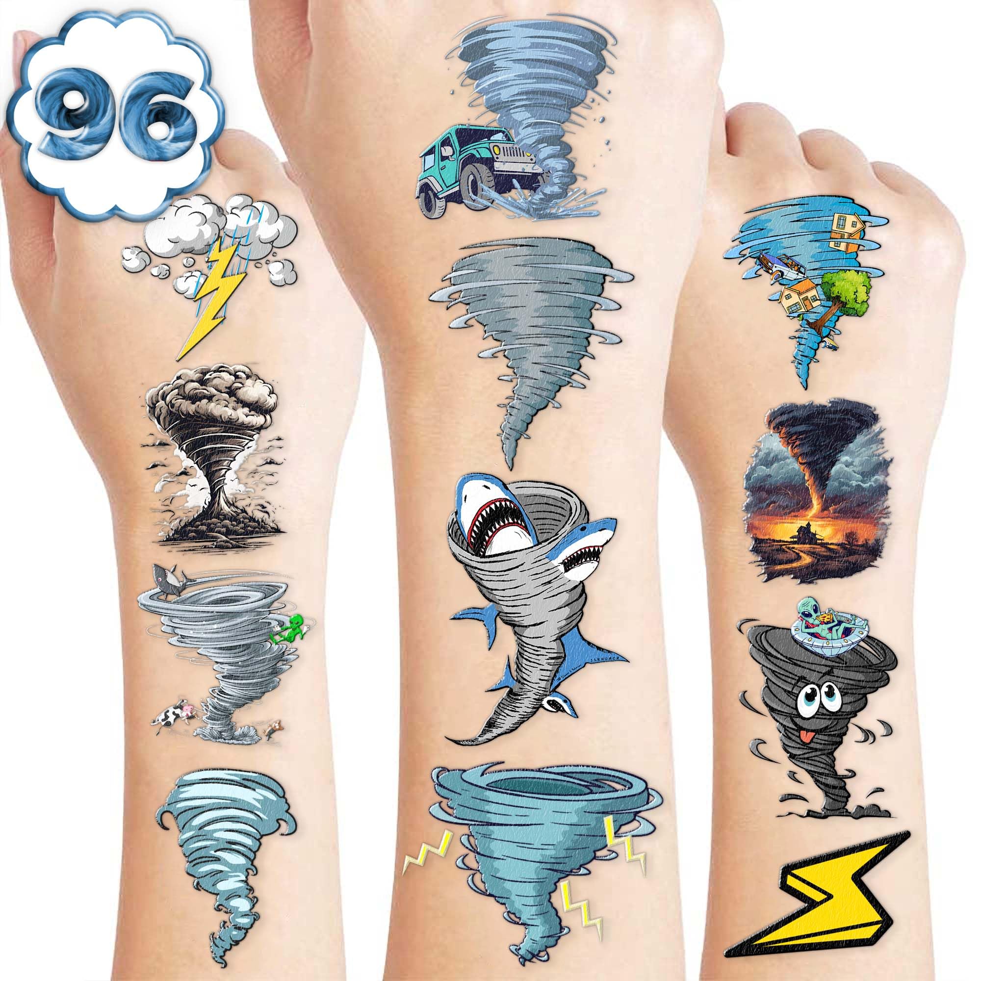 Tornado Party Decorations 96 PCS - Kids Birthday Favors & School Prizes for Boys Girls