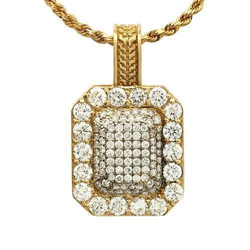14K Yellow Gold Royal Collection Diamond Pendant Necklace 2.25 Carat Total Weight - Elegant Jewelry Gift for Women, Perfect for Anniversaries, Weddings & Special Occasions
