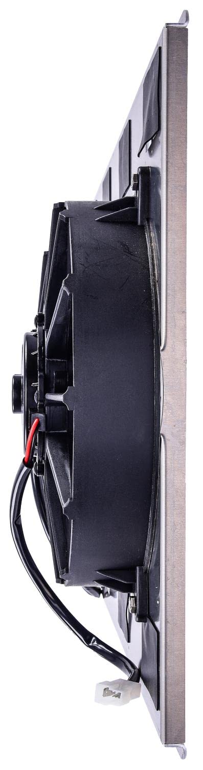 JEGS 53520 High Performance Dual Electric Cooling Fans with Aluminum Shroud - 11 Inch Diameter - Perfect for Automotive Radiator Cooling & Engine Temperature Control