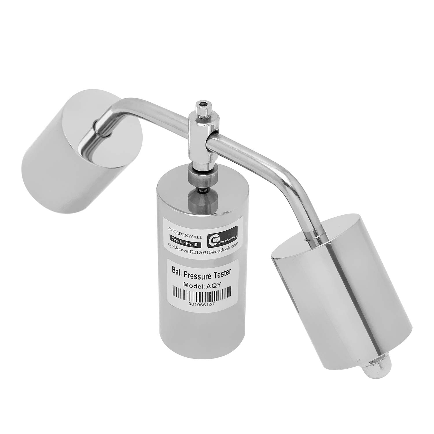 CGOLDENWALL Ball Pressure Tester 20N±0.2N - Heat Testing Tool for AQY Compliance | Accurate Pressure Meter for Electrical Equipment Safety Testing | Ideal for Laboratories & Quality Control