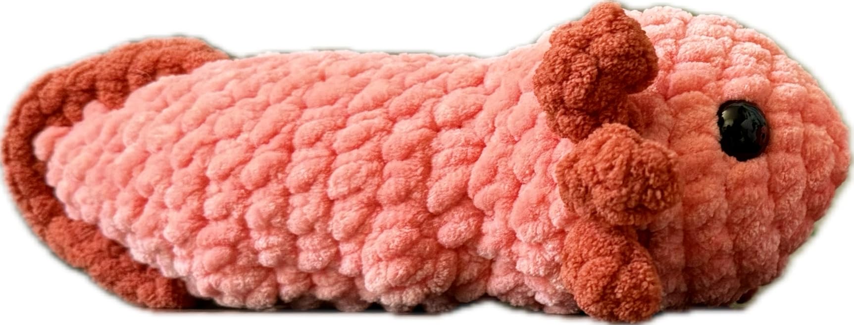 Adorable Axolotl Plush Toy - Handmade Crochet Amigurumi Stuffed Animal (Small) - Perfect Gift for Kids, Animal Lovers & Home Decor