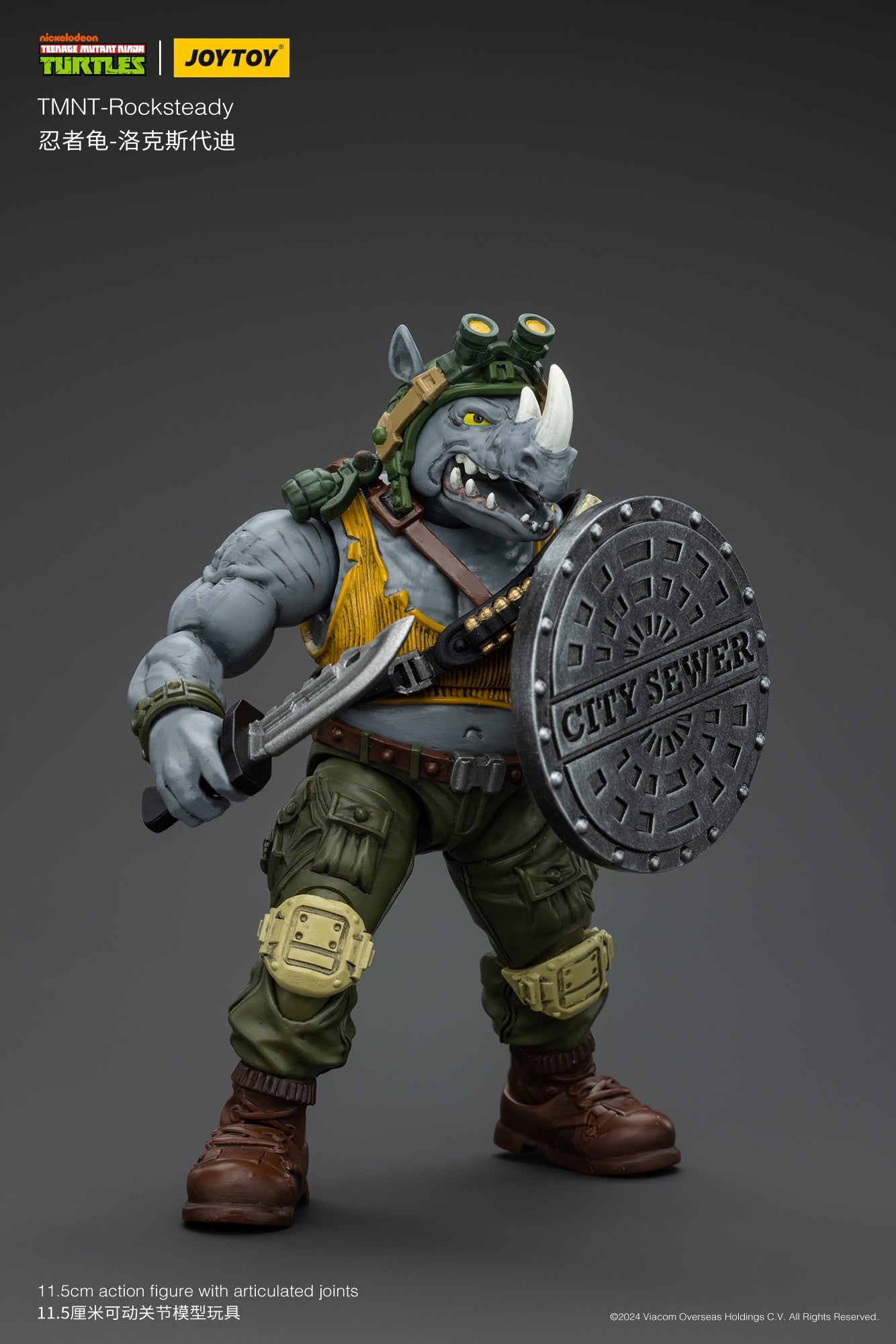 1/18 Scale JOYTOY TMNT Action Figure - Beebop & Rocksteady Collectible Set for Teenage Mutant Ninja Turtles Fans | Perfect for Display, Gifts, and Action Figure Collections