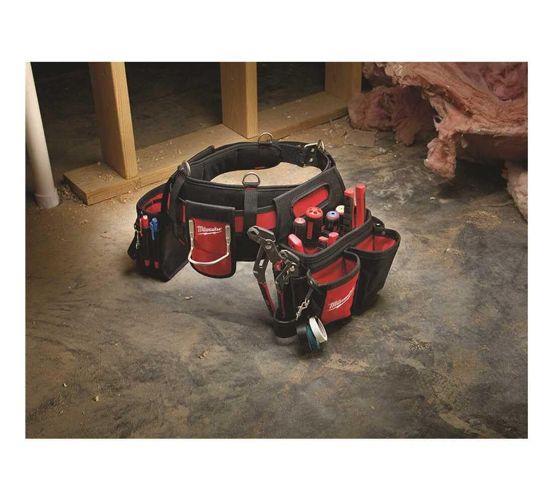 Milwaukee 48-22-8110 Electrician's Tool Belt - Durable Work Belt for Electricians & Contractors - Perfect for Wiring, Electrical Repairs & Construction Projects
