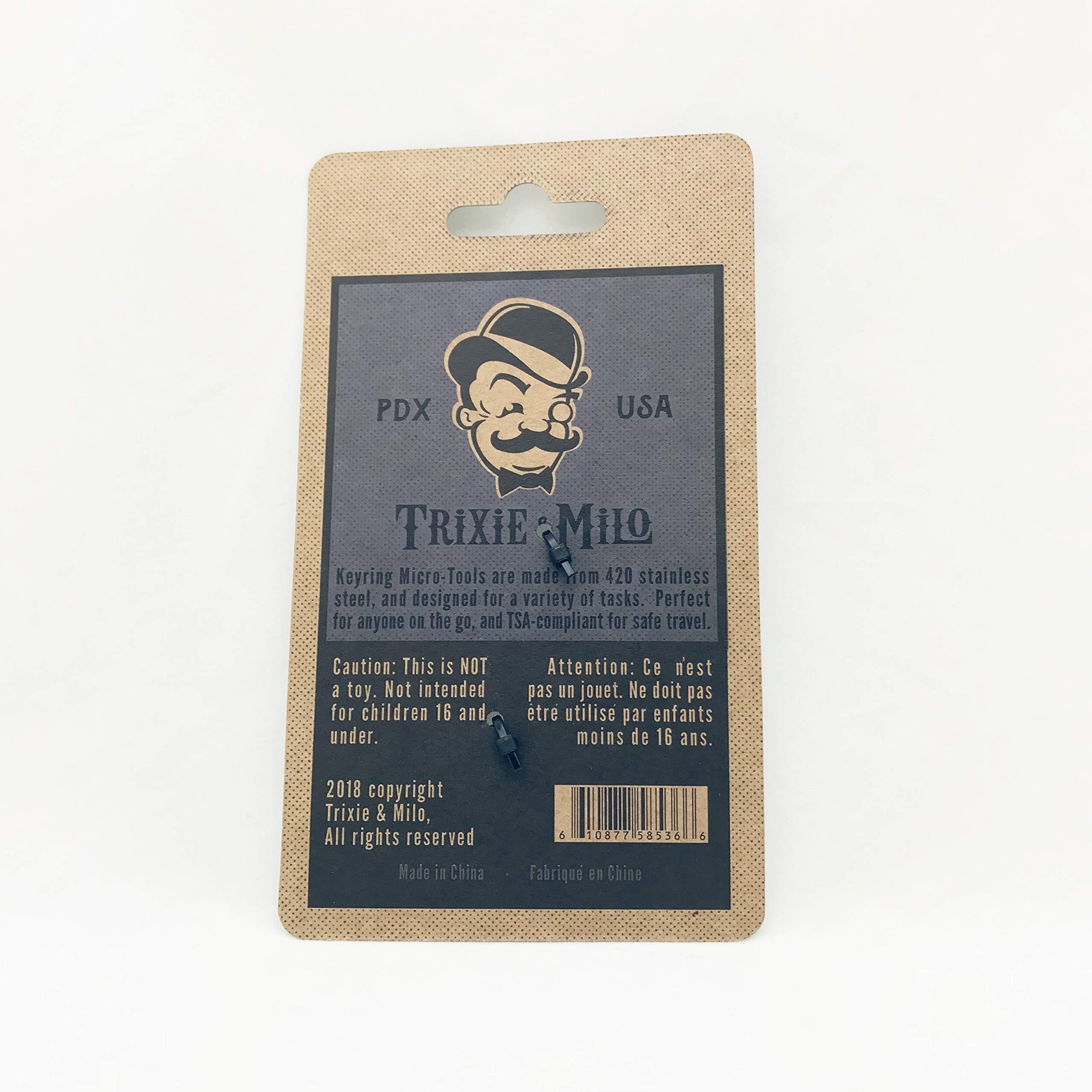 Trixie & Milo Mini Bottle Opener - Compact & Portable Keychain Tool for Beer, Soda & Beverages - Perfect for Camping, Travel & Outdoor Adventures