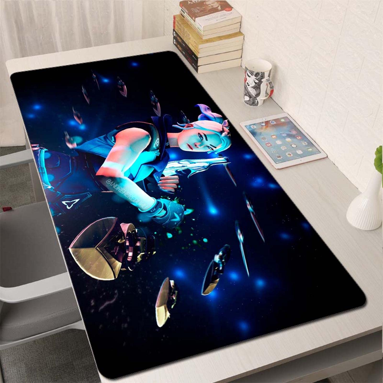 XXL Anime Gaming Mouse Pad 47x23.6 Inch - Waterproof Mouse Mat for Work & Gaming - Office & Home Use with Cool Cartoon Characters - Perfect for PC, Laptop, Esports & Computer Setup