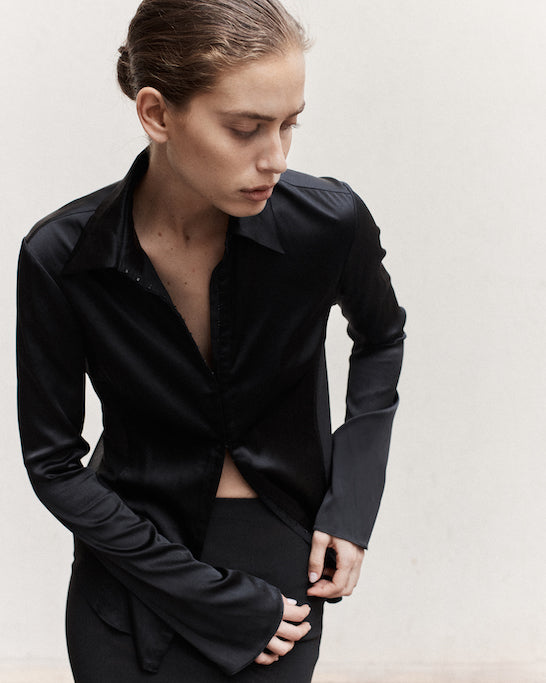 Sonora Evening Shirt for Women - Elegant Flowy Blouse for Night Out, Dinner Date & Special Occasions | Comfortable & Stylish Party Top