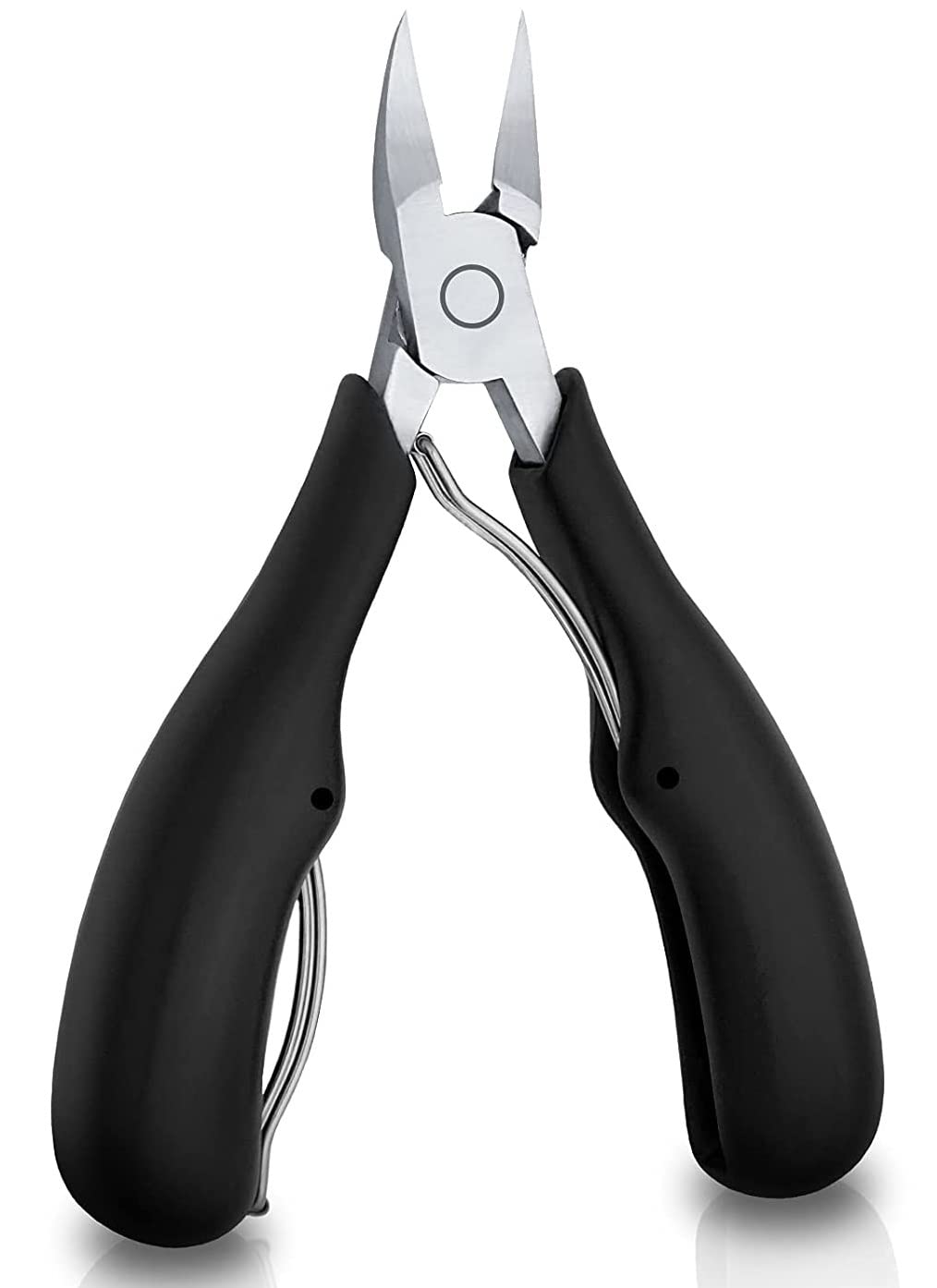 Professional Thick & Ingrown Toenail Clipper - Super Sharp Curved Blade Pedicure Tool for Men & Women | Black | Perfect for Ingrown Toenail Correction, Thick Nail Trimming & Home Foot Care