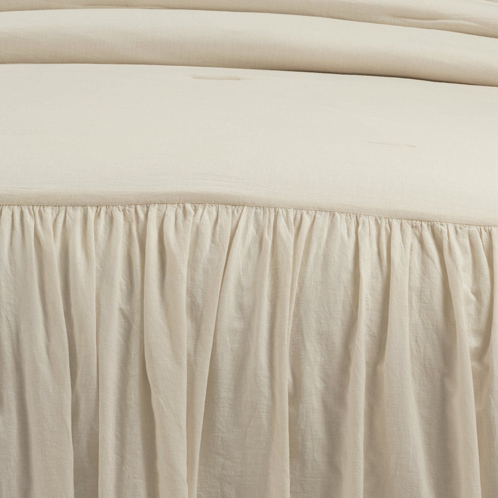 Premium Belgian Flax Linen & Cotton Blend Bedspread Set - 3 Piece Queen Size Luxury Bedding for Master Bedroom & Guest Room Decor