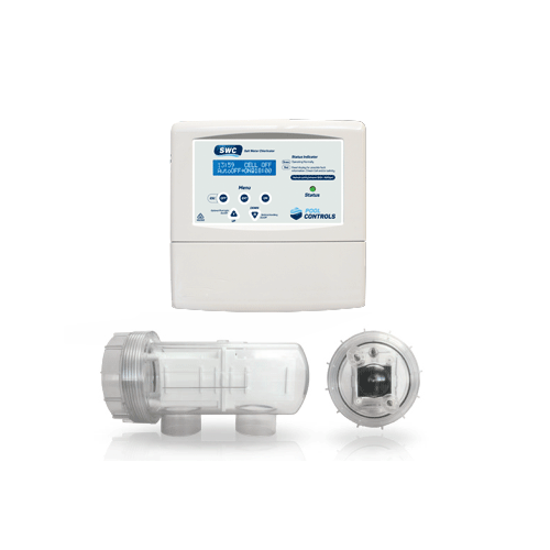 SWC Salt Water Chlorinator with pH Control for Pools – Ideal for In-Ground and Above-Ground Pool Maintenance