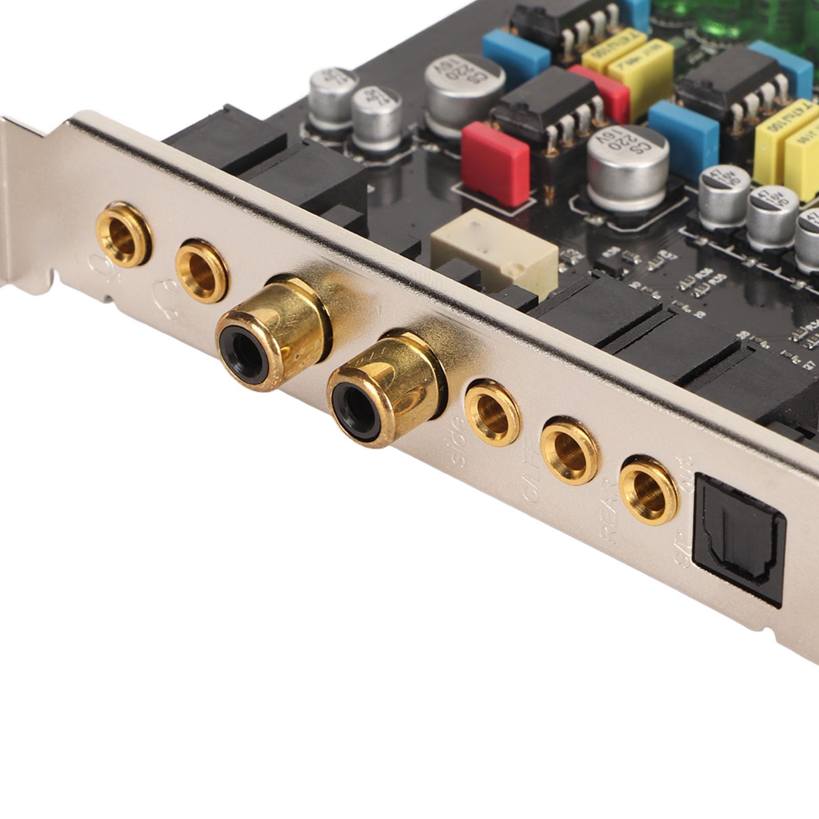 5.1 Channel Internal Sound Card with CM8828/CM9882A Chip - 24 Bit 192KHz PCI Express Audio Adapter for PC Gaming, Music Production & Home Theater Systems