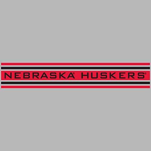 Huskers Horiz Stripe - Gray2