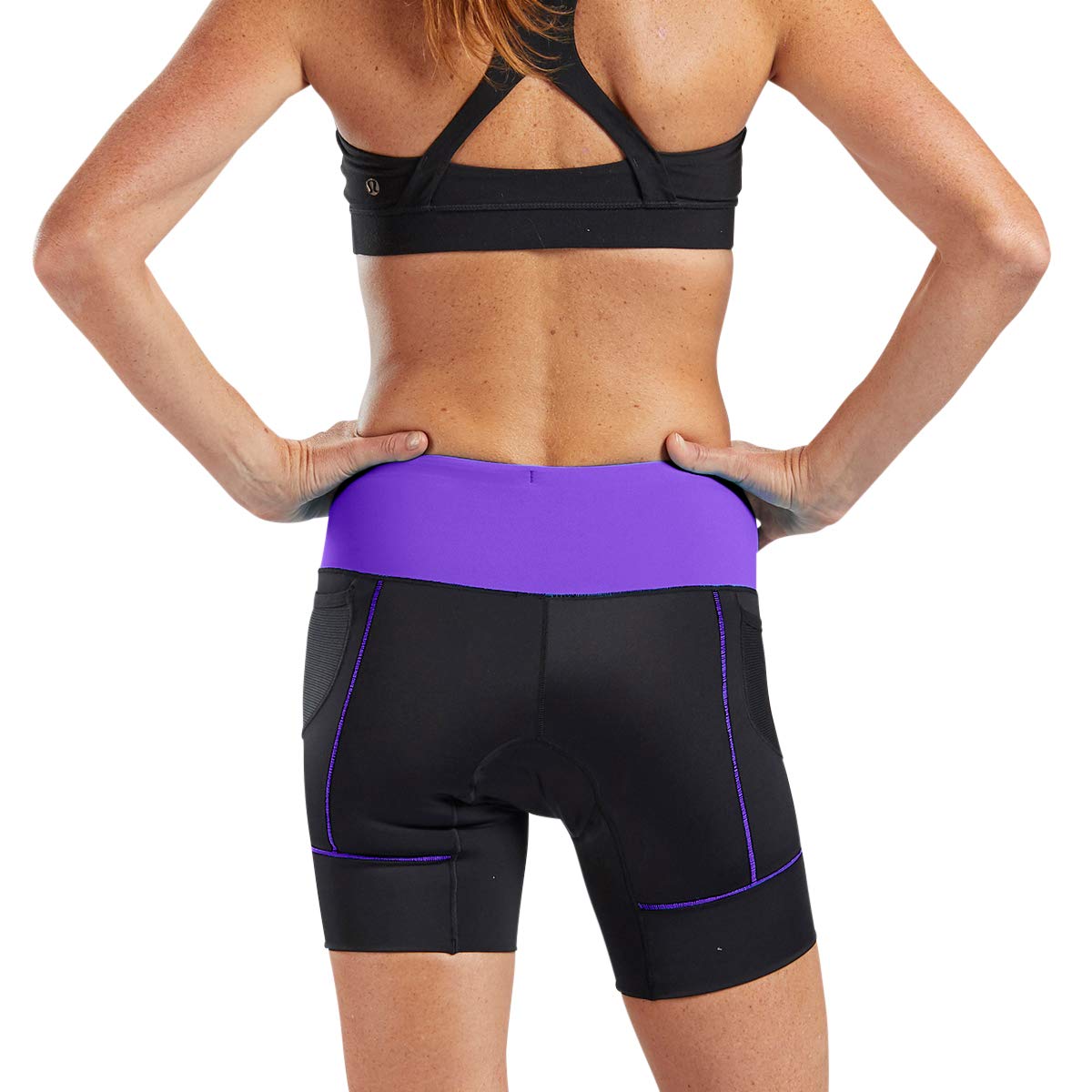 Zoot Women’s Core 6-Inch Triathlon Shorts - Quick Dry Performance Tri Shorts with Cycling Chamois Pad, Pockets & UPF 50+ Fabric - Perfect for Swimming, Biking & Running Workouts