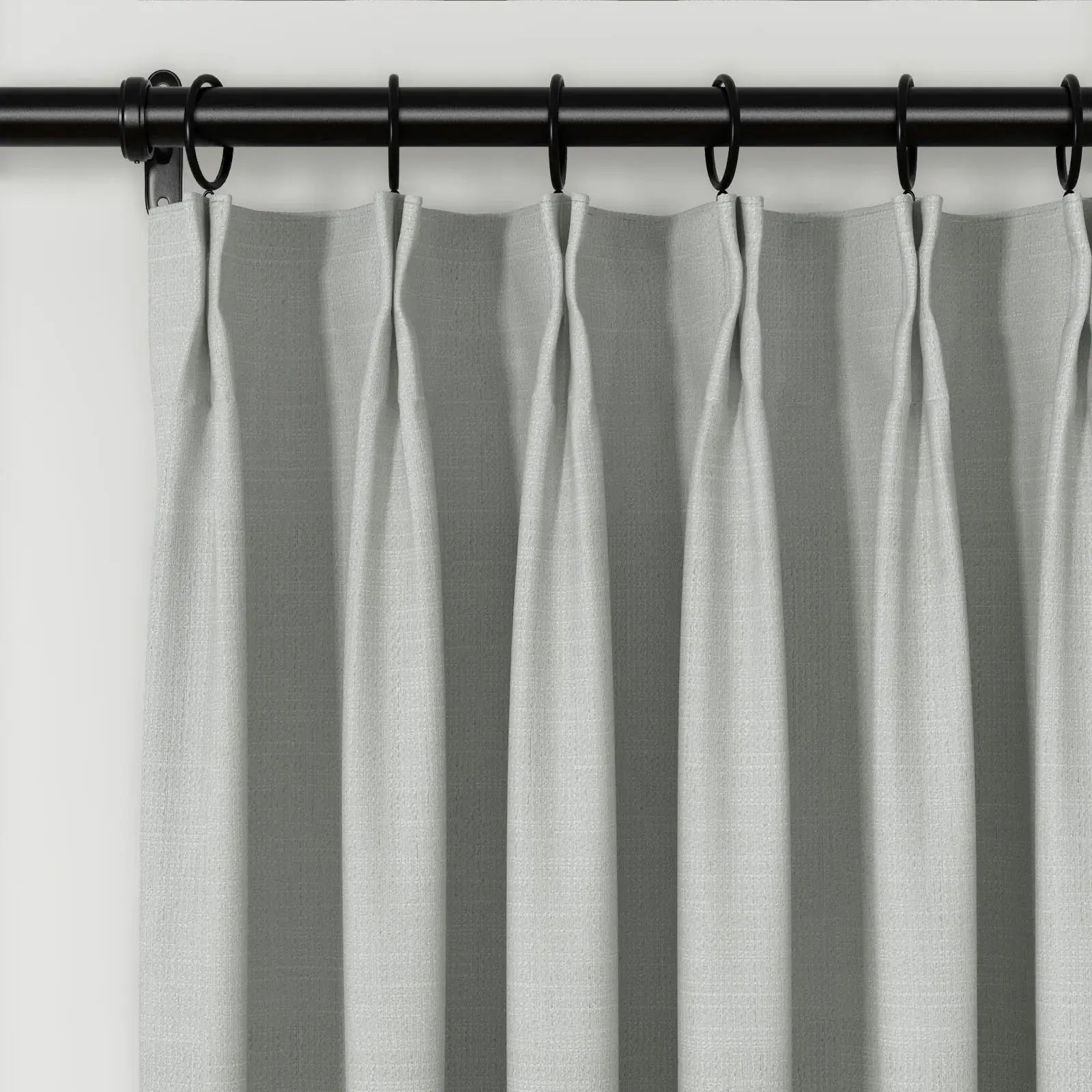 Lydia Cross Jacquard Pleated Curtains - Elegant Window Treatments for Living Room, Bedroom & Dining Room Decor