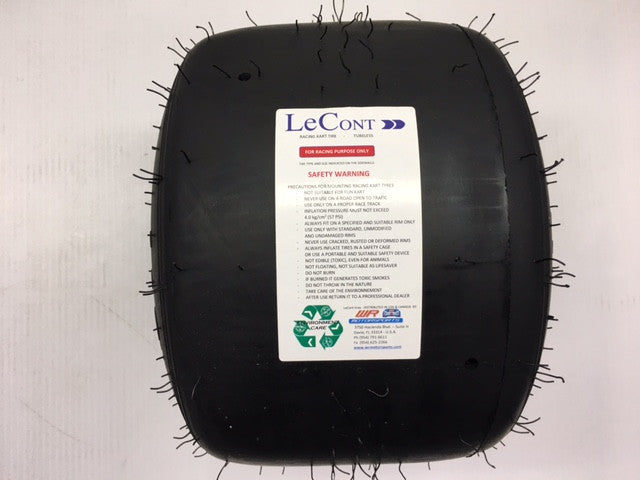 Le Cont Tires - White Slick Medium Compound for Road Bikes | High-Performance Racing Tires for Competitive Cyclists | Perfect for Track, Criterium & Training Rides