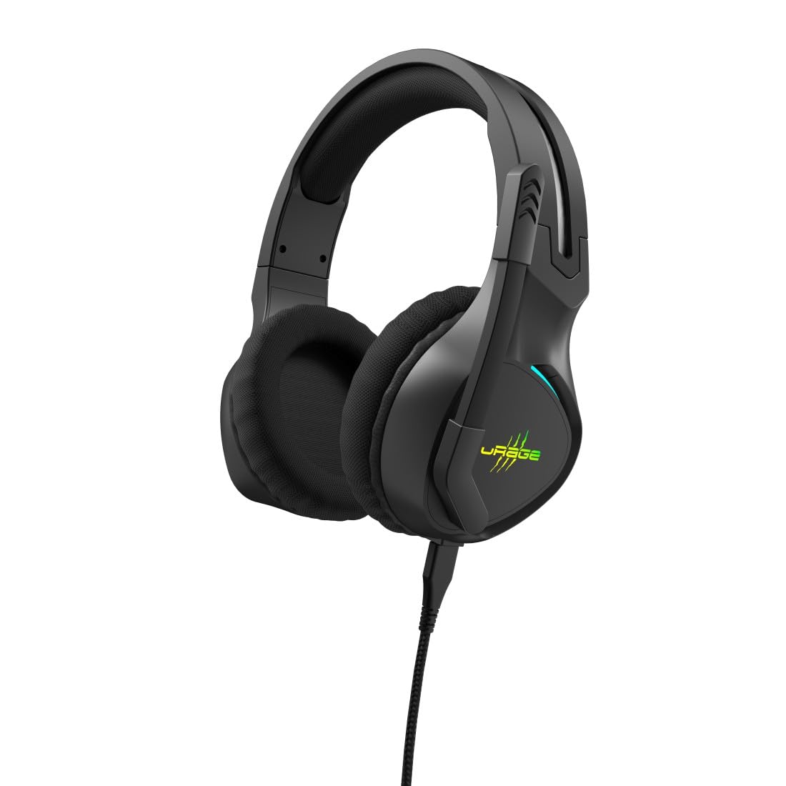uRage Gaming-Headset SoundZ 710 7.1 V2 Wired Multi-Platform Headphones for PS5/PC/Xbox - Over-Ear Noise Cancelling Gaming Headset with Mic - Black - Perfect for FPS, Streaming & Online Gaming