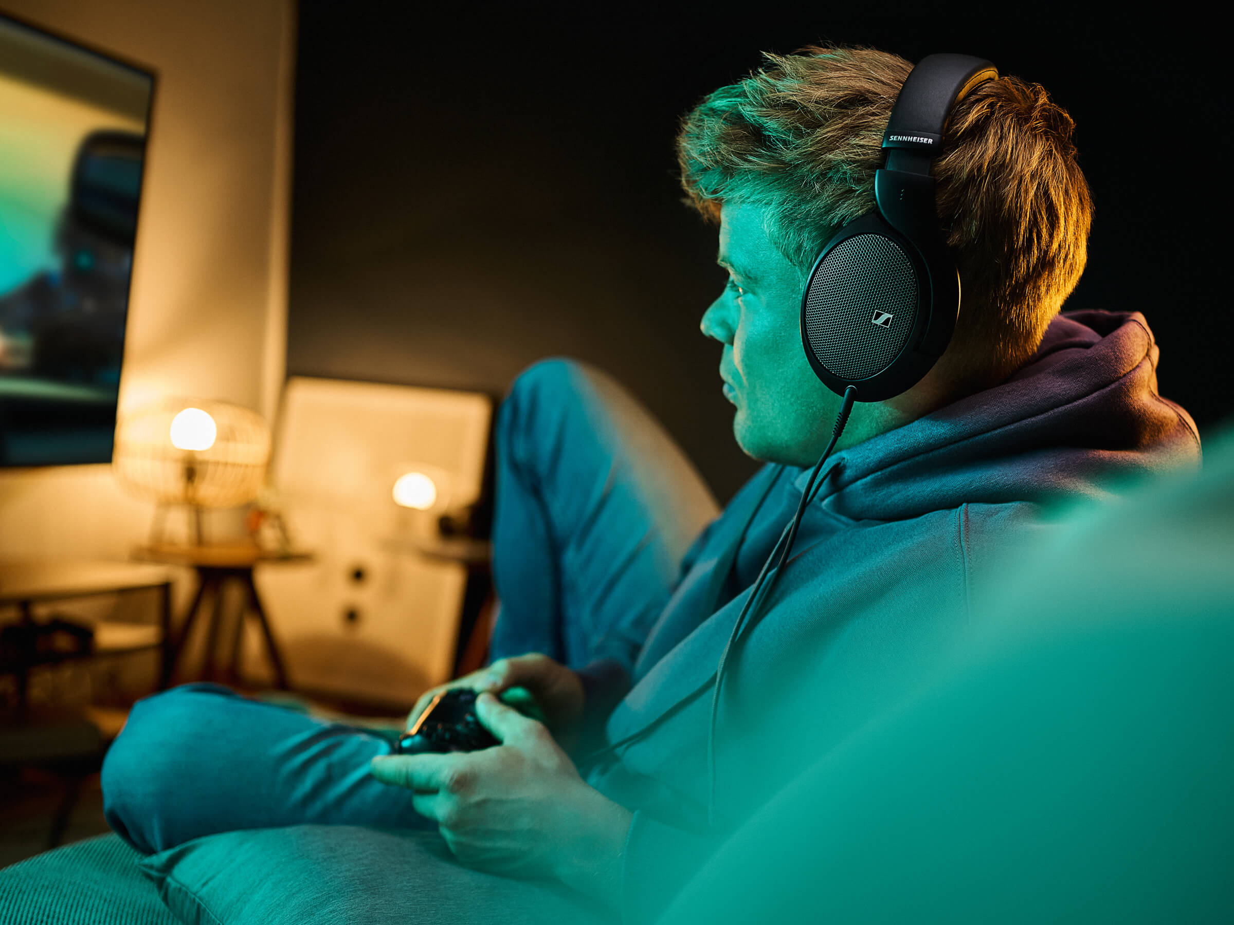 Sennheiser HD 550 Over-Ear Headphones - Premium Sound Quality, Noise Isolation, Comfortable Fit for Music, Gaming & Home Office Use