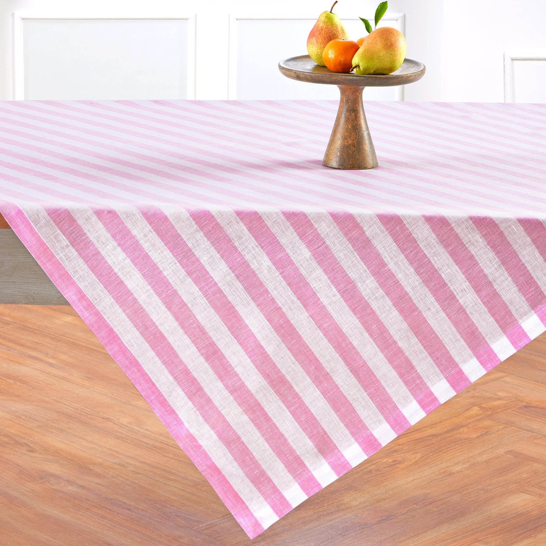 Pink and White Sorrento Stripe